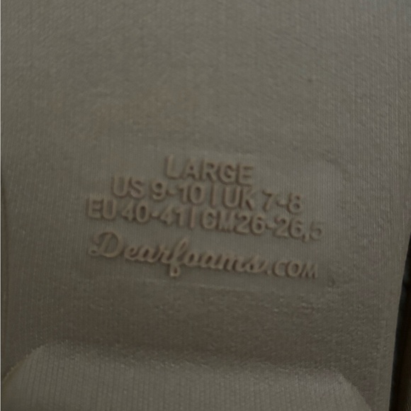 Dearfoams Womens Slippers - Chestnut - Size Large (US 9-10) - Picture 4 of 4